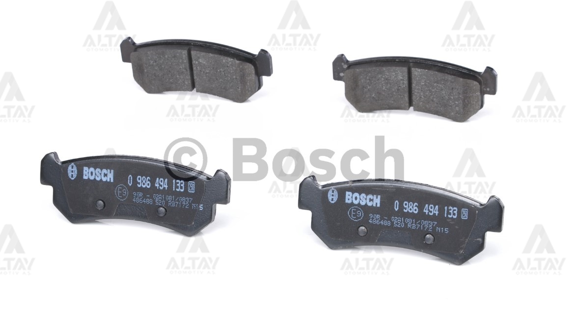 Chevrolet Lacetti Arka Fren Balata OEM 96405131
